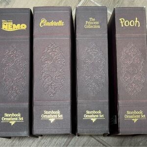 8 Disney Storybook Ornaments 8 Sets